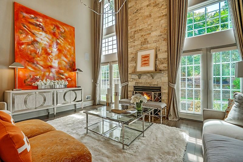Luxury living room interior